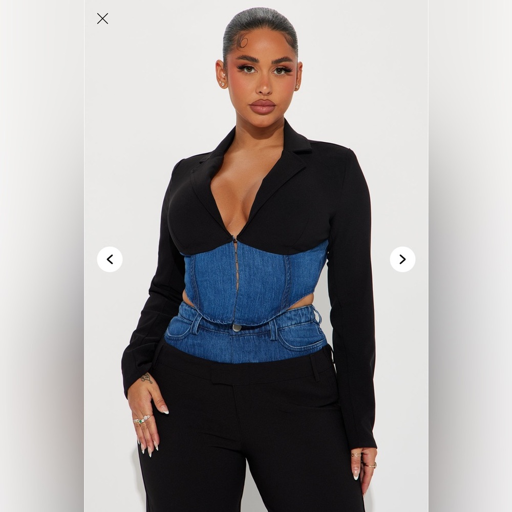 Stylish Black and Blue denim - Picture 3 of 4